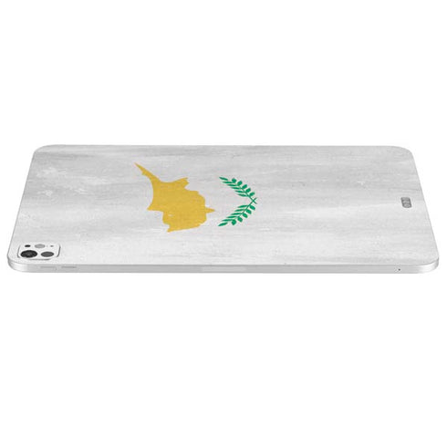Cyprus Flag Distressed iPad Pro 13in M4 (2024) Skin